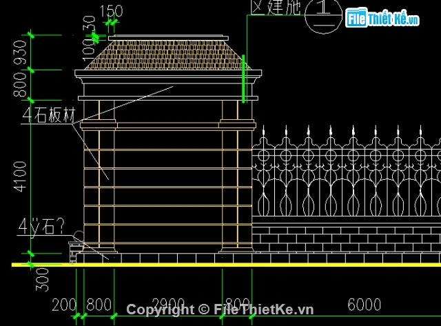 mẫu cổng đẹp,cổng đẹp,cad cổng đẹp